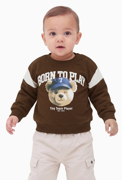 Boys Printed Pullover Sweatshirt