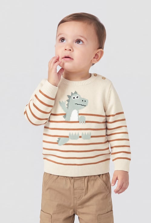 Boys Striped Knitted Sweater