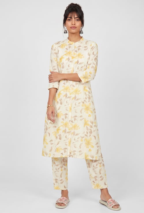 Women Floral Print Kurta Set