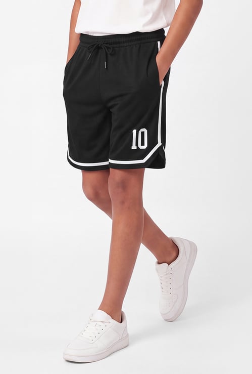 Boys Side Tape Detailed Shorts