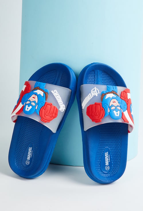 Boys Captain America Sliders