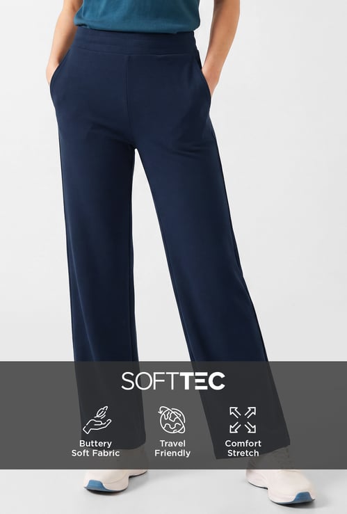 Women Buttery Soft Wide Leg Track Pants