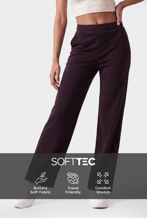 Women Buttery Soft Wide Leg Track Pants