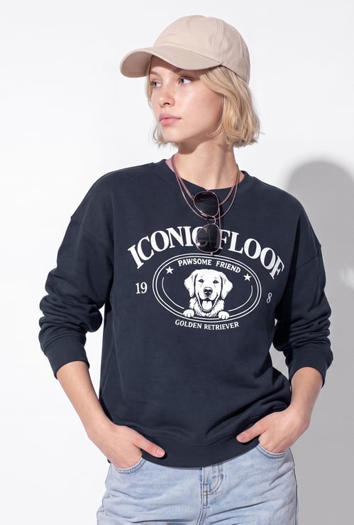 URB_N Women Printed Sweatshirt
