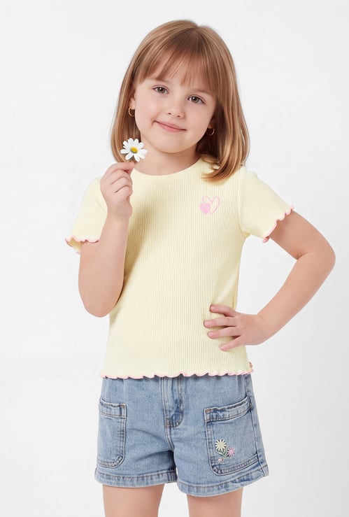 Girls Embroidered T-shirt