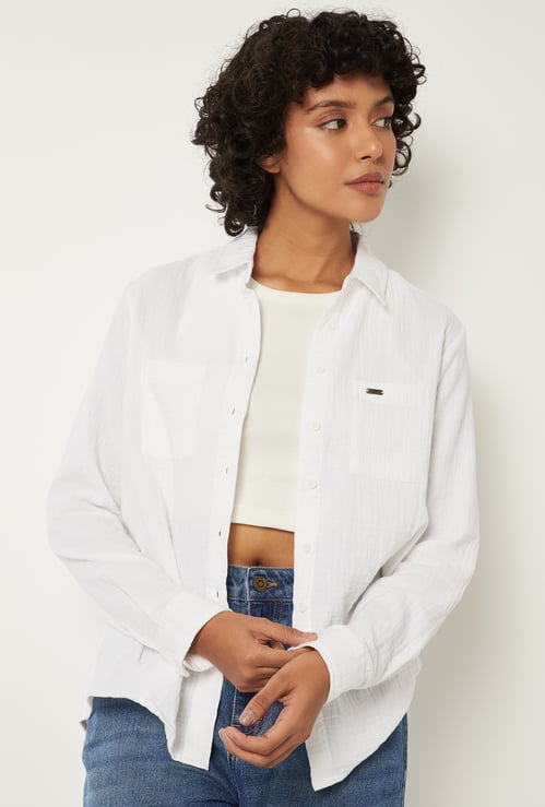 Women Solid Shirt