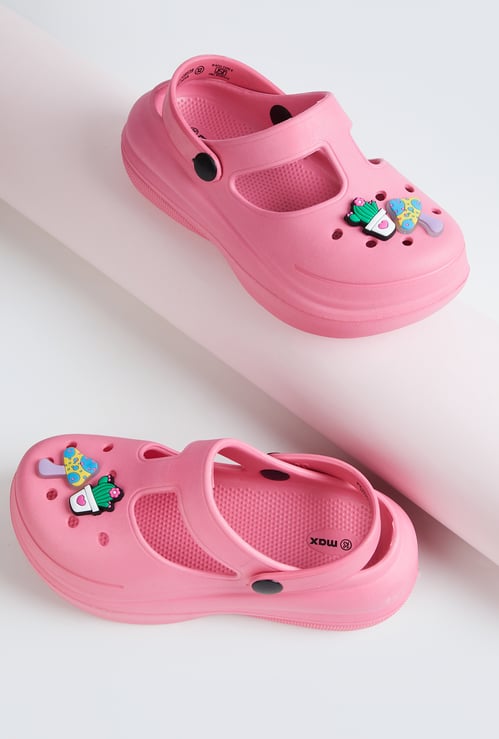 Girls Applique Clogs