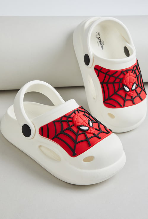 Boys Spider-Man Embossed Clogs