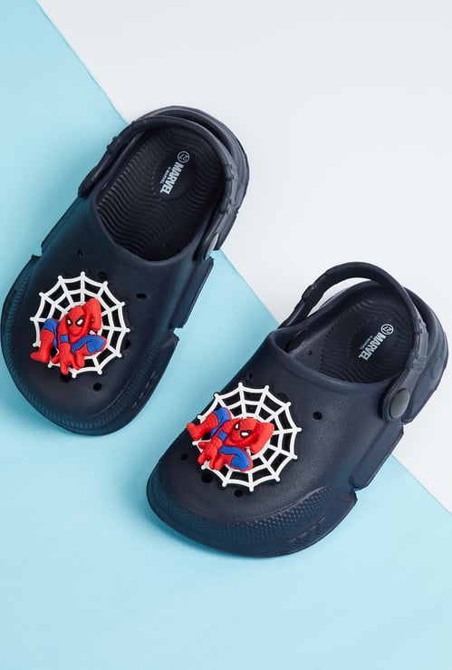 Boys Spiderman Clogs with Charms
