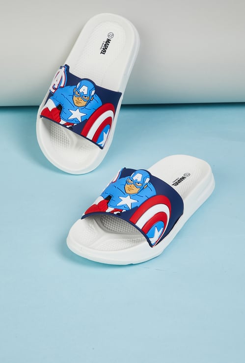 Boys Captain America Sliders