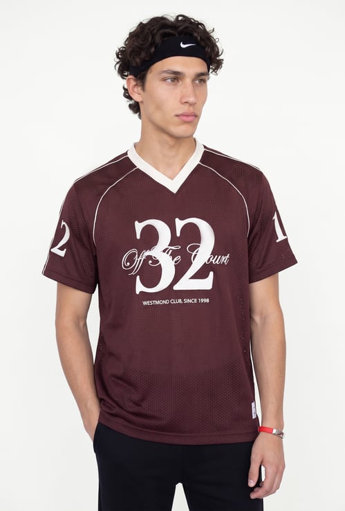 Men Printed Sports T-shirt