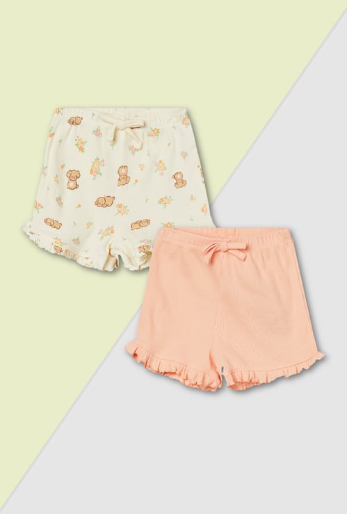 Girls Assorted Shorts - Pack of 2