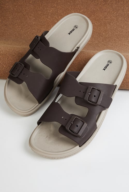 Men Solid Sliders