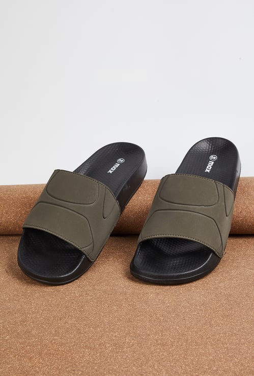 Men Embossed Sliders