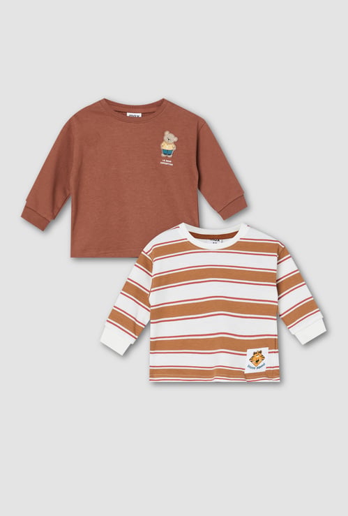 Boys Assorted T-shirts - Pack of 2