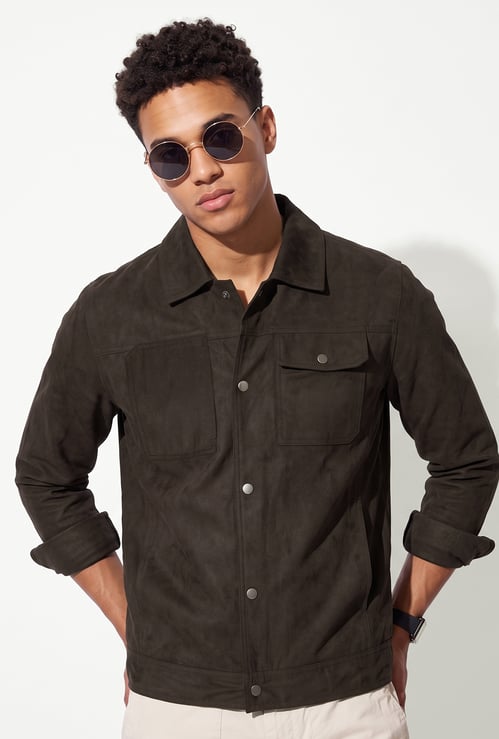 URB_N Men Solid Jacket