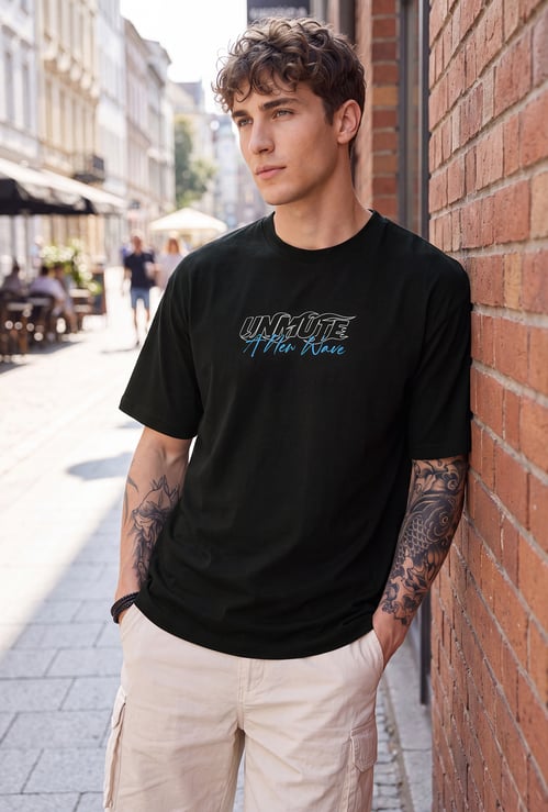URB_N Men Oversized Printed T-shirt