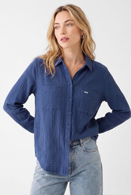 Women Textured Shirt