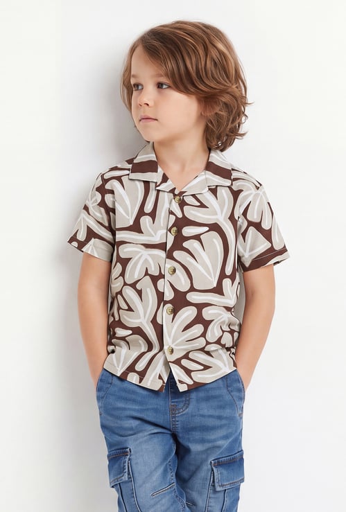 Boys Printed Resort Shirt