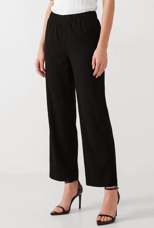 Women Flared Pull-On Pants