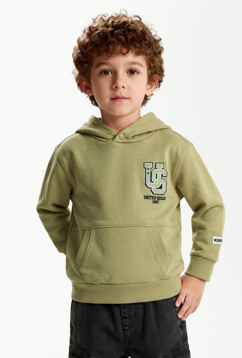 Boys Embroidered Hoodie