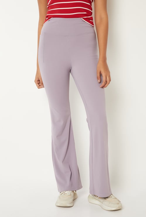 Women Athleisure Flared Tights