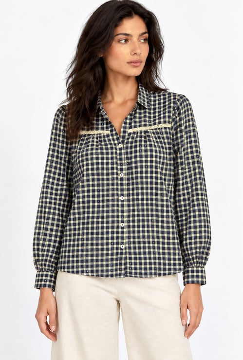 Women Checked Shirt