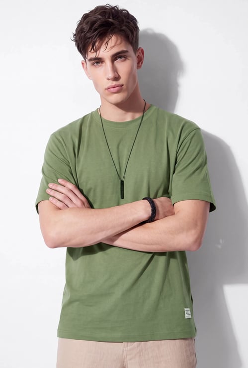 URB_N Men Oversized Solid T-shirt