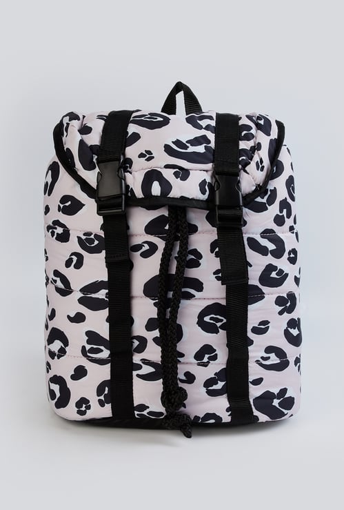 Women Leopard Print Backpack