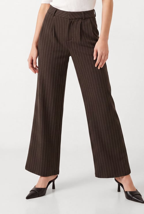 URB_N Women Striped Trousers