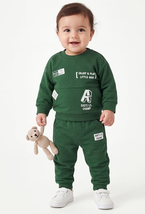 Boys Printed Joggers Set