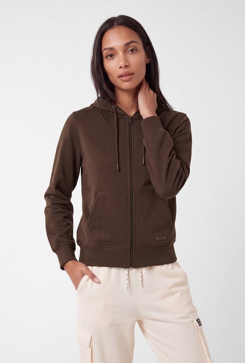 Women Athleisure Hooded Jacket