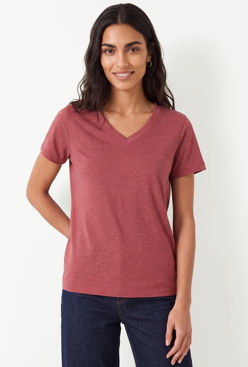 Women Solid T-shirt