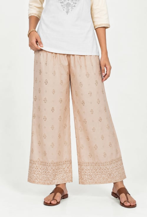 Women Foil Printed Palazzos