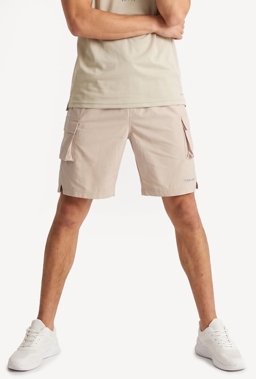 Men Solid Flexi-Air Sports Shorts