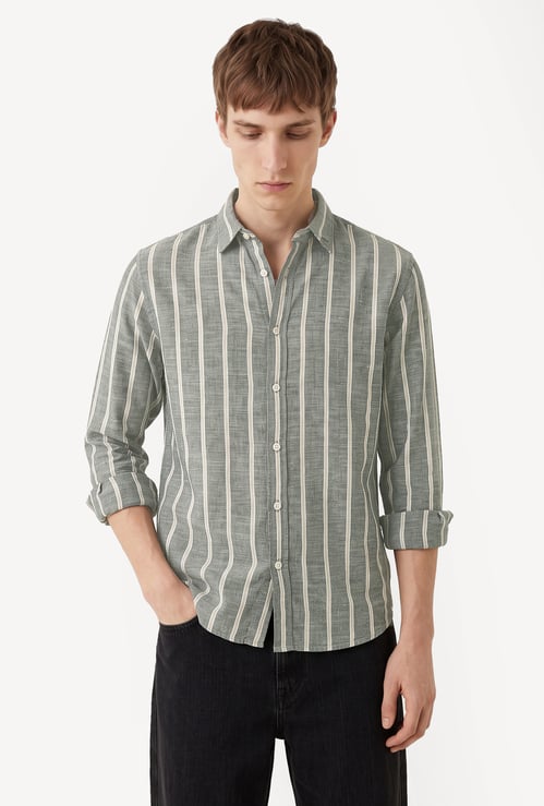 Men Striped Regular Fit Shirt