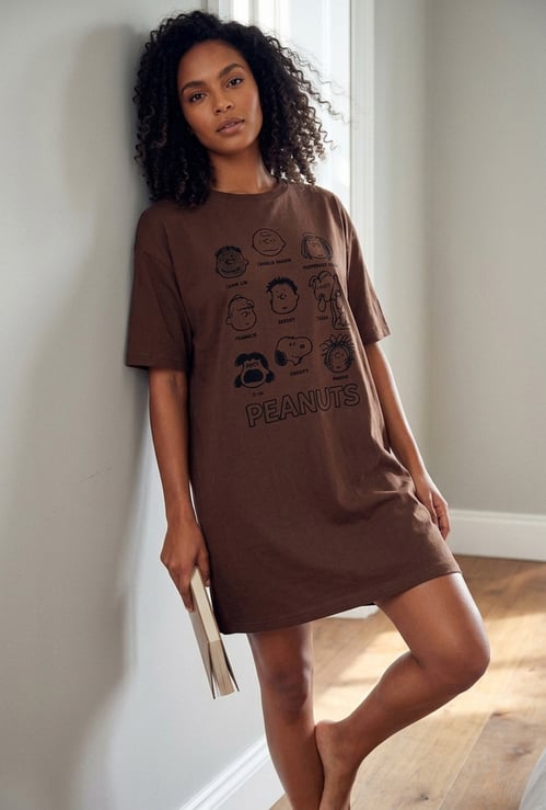 Women Printed Nightdress