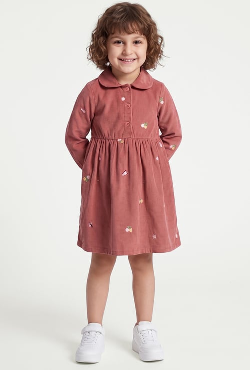 Girls Embroidered Dress