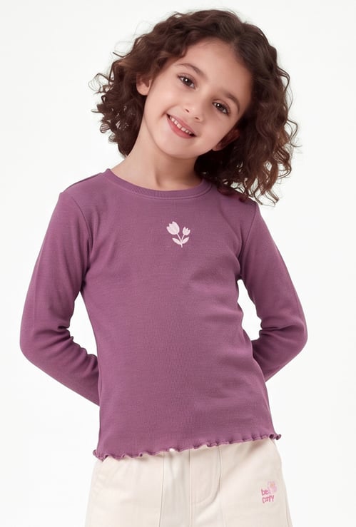 Girls Embroidered Top