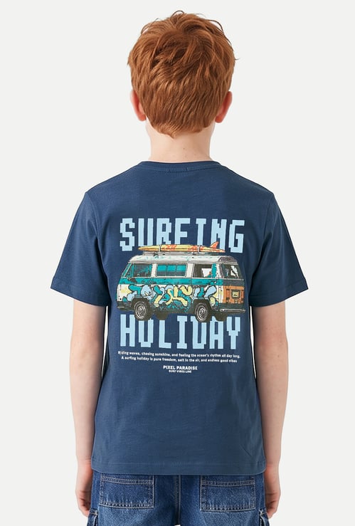 Boys Back Printed T-shirt