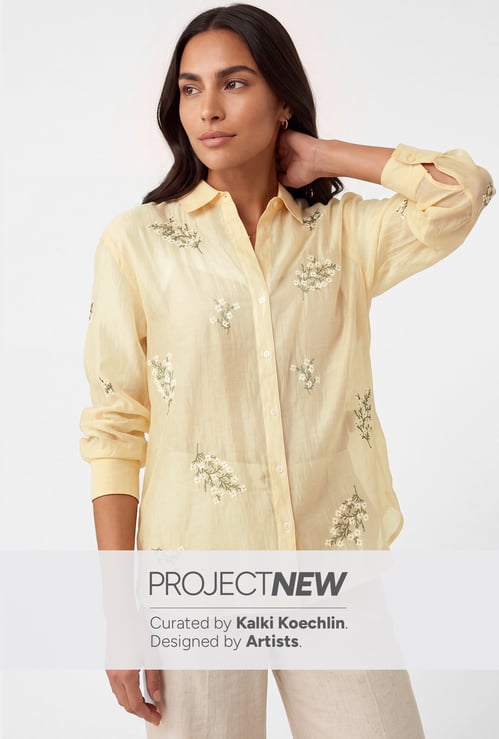 Women Embroidered Shirt