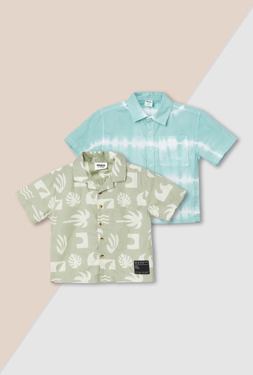 Boys Printed Shirt - Pack of 2