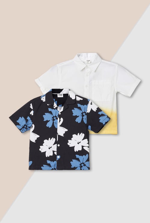 Boys Assorted Shirt - Pack of 2