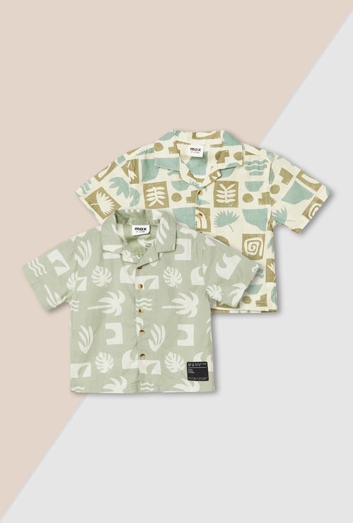 Boys Printed Shirt - Pack of 2
