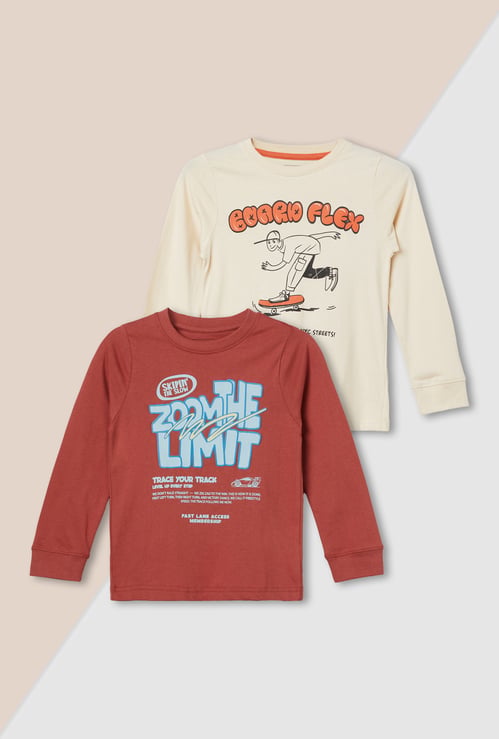 Boys Printed T-shirt - Pack of 2