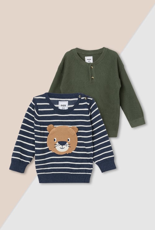 Boys Assorted Sweater - Pack of 2