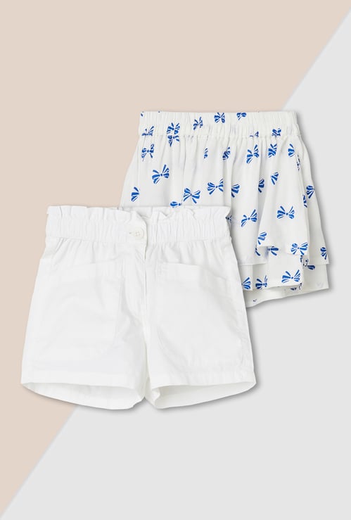 Girls Assorted Shorts - Pack of 2