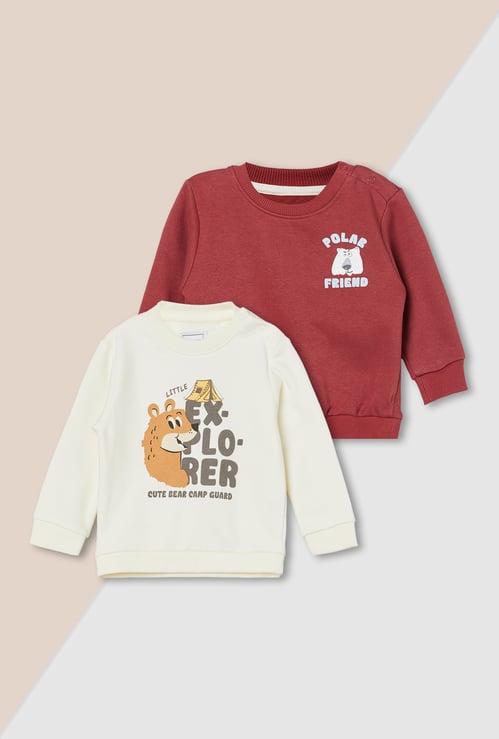 Boys Printed Sweatshirt - Pack of 2