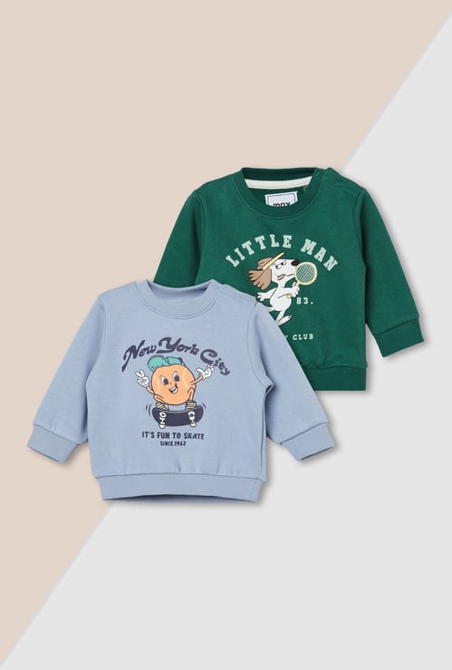 Boys Printed Sweatshirt - Pack of 2