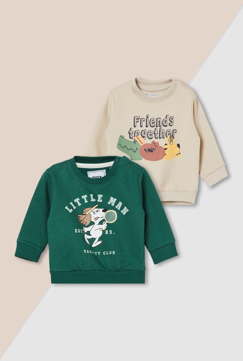 Boys Printed Sweatshirt - Pack of 2